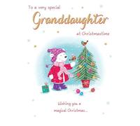 Christmas Card, To a Very Special Granddaughter - 8 x 6 inches - Piccadilly Greetings