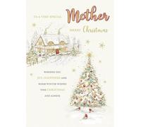 Christmas Card, To a Wonderful Mother - 9 x 6 inches - Regal Publishing