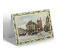 CHRISTMAS CARD - Vintage Berkshire - Market Square, Wallingford (b)