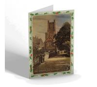 CHRISTMAS CARD - Vintage Cambridgeshire - Ely Cathedral from the College (b)