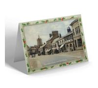 CHRISTMAS CARD - Vintage Cumberland - Brampton Church and Front Street (b)