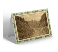 CHRISTMAS CARD - Vintage Derbyshire - The Winnats, Peak District, Nr. Castleton