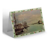 CHRISTMAS CARD - Vintage Dorset - Poole Harbour (ac)