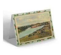 CHRISTMAS CARD Vintage Ireland - View from School, Enniskillen (b)
