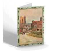 CHRISTMAS CARD - Vintage Norfolk - Royal Sandringham. Dersingham Church