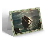 CHRISTMAS CARD - Vintage Scotland - The Bow Fiddle Rock, Cullen