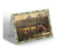 CHRISTMAS CARD Vintage Somerset - The Tor, Glastonbury