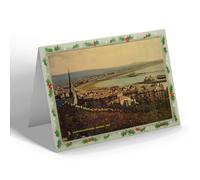 CHRISTMAS CARD - Vintage Somerset - Weston-super-Mare. General View (ac)