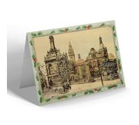 CHRISTMAS CARD Vintage Yorkshire - Sheffield. Town Hall (bc)