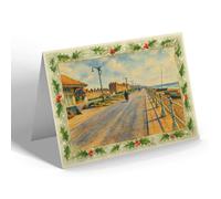 CHRISTMAS CARD - West Parade, Bexhill on Sea (a) - Vintage Art Style