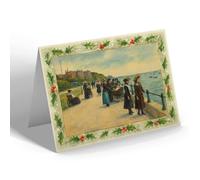 CHRISTMAS CARD - Westcliff-on-Sea. New Parade - Vintage Art Style