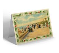 CHRISTMAS CARD - Westcliff-on-Sea. The Parade (a) - Vintage Art Style