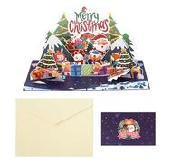 Christmas Card With Envelope Handmade Greeting Cards For Kid Adult Men Women Winter Festival Celebration Greeting Cards With Envelopes