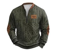 Christmas Cardigans for Men Mens 1/2 Zip Pullover Overshirt Men Men Pullover Hoodie for Winter Mens Aviator Jacket Mens Sherpa Hoodie Men s Jumper UK Boys Varsity Jacket (AG, M)