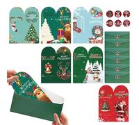 Christmas Cards, 6 Pieces Assorted Designs for Parties - Assorted Set of Greeting Cards for Christmas, Mother's Day, Grandma Family, Home, Office, School, for Stocking Decorations