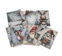 Christmas Cards Bulk Pack, Pack of 20 Cute Various Postcards - Elegant Christmas Cards - For Messages Sharing Letters Adults Students Children Family Daughter Son Teacher Winterfe