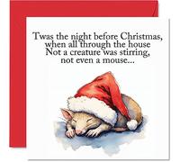 Christmas Cards for Women and Men, Twas The Night Before Christmas