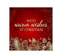 Christmas cards pack - Good Wishes, 10 Christmas cards 2025 with 10 white envelopes - Designed, printed and hand-packed in the UK, by Just Cards Direct