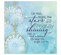 Christmas cards pack - Holy night, 10 luxury Christmas cards with 10 white envelopes - Designed, printed and hand-packed in the UK, by Just Cards Direct