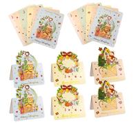 Christmas Cards Pack of 24 Christmas Cards Set 6 Different Designs Gold Foiling Christmas Card for Holiday Wishes Merry Christmas Season’s Greetings