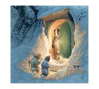Christmas Cards Wind in the Willows Badger's Door - Pack of 8 Festive Xmas Cards