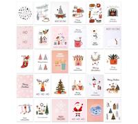 Christmas Cards with Envelopes,Pack of 30. Merry Christmas Greeting Card,Xmas Holiday Greeting Cards Christmas Party Gifts Supplies Favors