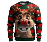 Christmas Cargo Hoodies For Men UK Tactical Sweatshirt Zip Up Hoodie Workout Gym Fashion Outdoor Work Hooded Sweatshirts Ugly Xmas Sweatshirts Funny Pullovers Festive Casual Loose (Z2 Green,XXL)