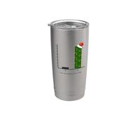 Christmas Carol Bar Graph - Fun Math Holiday Stainless Steel Insulated Tumbler