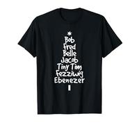 Christmas Carol Characters Dickens Literature Gift T-Shirt