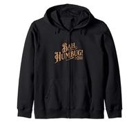 Christmas Carol, Scrooge, Marley, Holiday Design bah hum bug Zip Hoodie
