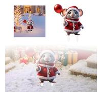 Christmas Cartoon 2D Flat Acrylic Decorative Floor Standing Card Holiday Corner Courtyard Festive Truck Design (C, 30cm)