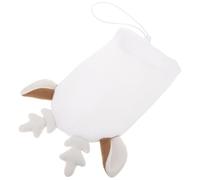 Christmas Cartoon Ski Helmet Cover for White Silk Thread | Decorative Helmet Protection, Lightweight Scratch Prevention, Practical Fit for Skiing and Sports Use