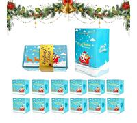 Christmas Cash Box 12-Piece Reusable Folding Party Favors | Merry Christmas Envelope Bounce Box for Holiday Birthday Wedding Halloween Valentines Party Events
