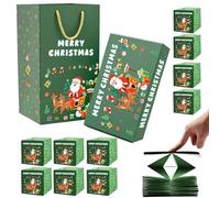 Christmas Cash Box - Bouncing Cash Container,Festive Creative Folding Case for Christmas Holiday Season Travel Game Night Birthday Wedding Adults