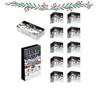 Christmas Cash Box Folding Bounce Decorations with Confetti | Folding Bounce Holiday Money Box for Adults Family Friends Wedding Party Birthday Home