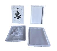 Christmas Cash Box Gift Box Mold Easy Release Silicone Mold Rectangular Money Holder Case Jewelry Making Tools Easy Demoulding