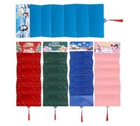 Christmas Cash Envelopes - Christmas Accessory with Tassels,Envelopes with 10 Slots for Christmas Money,for Friends Couples Family Girlfriend Boyfriend Son Daughter