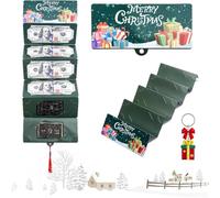 Christmas Cash Gift Envelope, 2026 New Christmas Surprise Money Holder, Xmas Money Wallets for Cash Gifts with 10 Slots, Creative Santa Cashs Party Gifts for Men Women Girl Boy (G,2PCS)