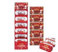 Christmas Cash Gift Envelope, 6 Slots Xmas Gift Card Holder for Money or Gift Card, Make This Christmas Full of Surprises, Festive Holiday Design, Premium Paper, Secure Closure(5-10pcs) (A, 5PCS)