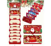 Christmas Cash Gift Envelope, Christmas Cash Envelopes A Creative Way to Give Cashs This Christmass, Surprise Card Holder for Christmass Gifts Between Family and Friends (2pcsA)