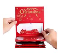 Christmas Cash Gift Envelopes, Creative Christmas Cash Envelopes for Money Gifts and Vouchers, Decorative Christmas Money Holders, for Family Friends and Parties (A, One Size, Number, 3, 1)