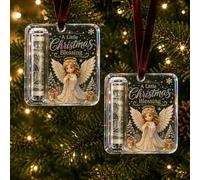 Christmas Cash Gift Ornament,Acrylic Money Holders for Cash XmasTreeHanging | Funny Clear Xmas Tree Money Hold Hanging Pendant,Unique Money Gift for Christmas Stocking Stuffer,Secret Santa Gift Giving