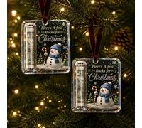 Christmas Cash Gift Ornament,Acrylic Money Holders for Cash XmasTreeHanging | Funny Clear Xmas Tree Money Hold Hanging Pendant,Unique Money Gift for Christmas Stocking Stuffer,Secret Santa Gift Giving