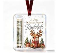 Christmas Cash Gift Ornament- Make Cash Feel Like A Real (E)