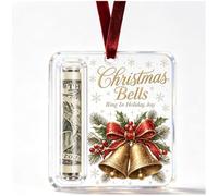 Christmas Cash Gift Ornament- Make Cash Feel Like A Real (G)