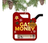 Christmas Cash Holder Holiday Party 2D Wooden Ornament Storage Clips