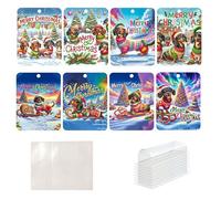 Christmas Cash Holders, Christmas Money Holders - Cartoon Dog Money Cards,Christmas Ornaments Cash Funny Christmas Pendants with Envelopes for Puer