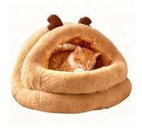 Christmas Cat Basket | Removable Washable Warm - Christmas Reindeer Shaped Cat House | for Play Rest Nap in the Living Room, Bedroom and Balcony for Small Breeds
