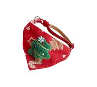 Christmas Cat Costume Collar,Elastic Holiday Dress Up Pet Costume,Christmas Pet Bandana | for Family Gathering Photoshoot Role Play Performance