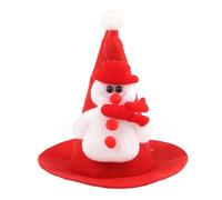 Christmas Cat Hat - Festive Adjustable Cute Funny | Pointed Santa Claus Costume Hat for Cat | for Bearded Dragon Medium Large Small Party Celebration Winter Photo